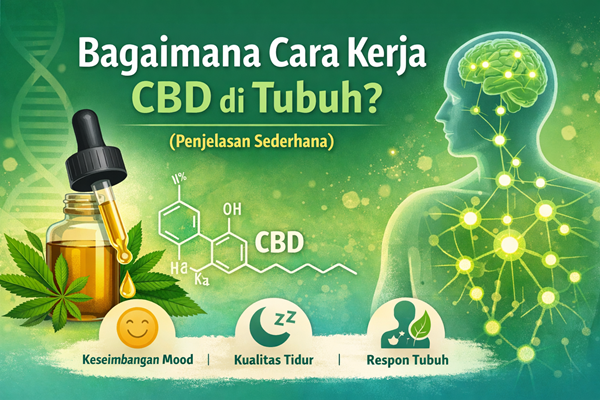 Bagaimana Cara Kerja CBD di Tubuh (Penjelasan Sederhana)