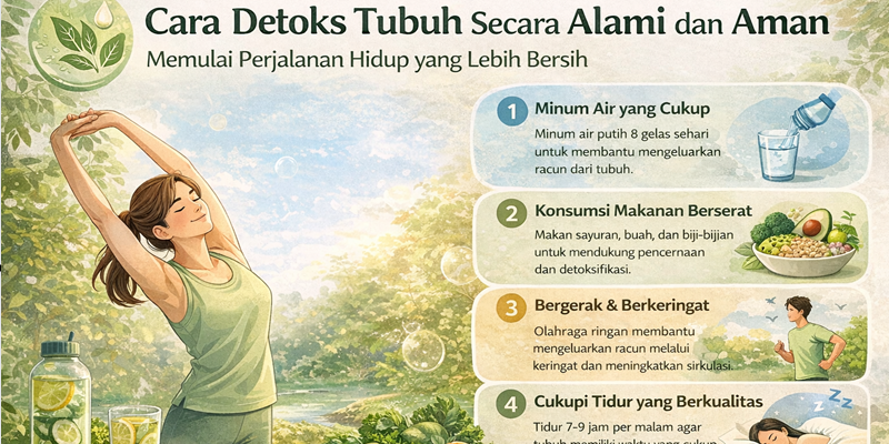 Cara Detoks Tubuh Secara Alami dan Aman: Memulai Perjalanan Hidup yang Lebih Bersih