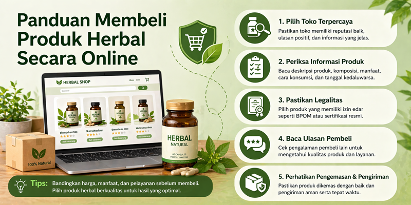Panduan Membeli Produk Herbal Secara Online: Cara Aman dan Cerdas Berbelanja