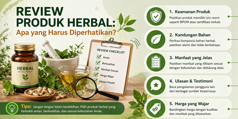 Review Produk Herbal Apa yang Harus Diperhatikan
