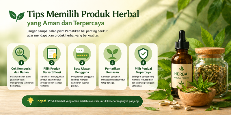 Tips Memilih Produk Herbal yang Aman dan Terpercaya