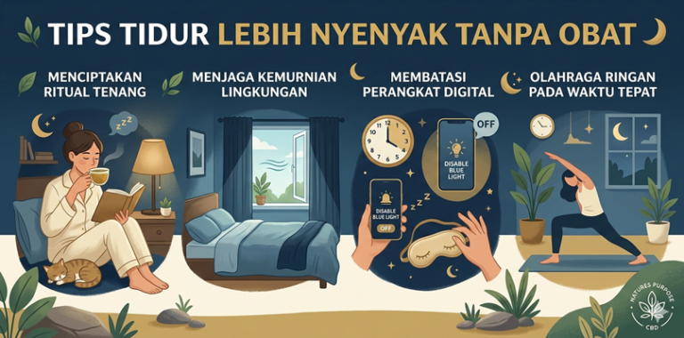 Tips Tidur Lebih Nyenyak Tanpa Obat: Menciptakan Ritme Istirahat yang Berkualitas