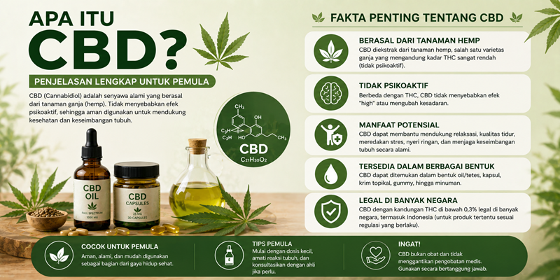 Apa Itu CBD Penjelasan Lengkap untuk Pemula