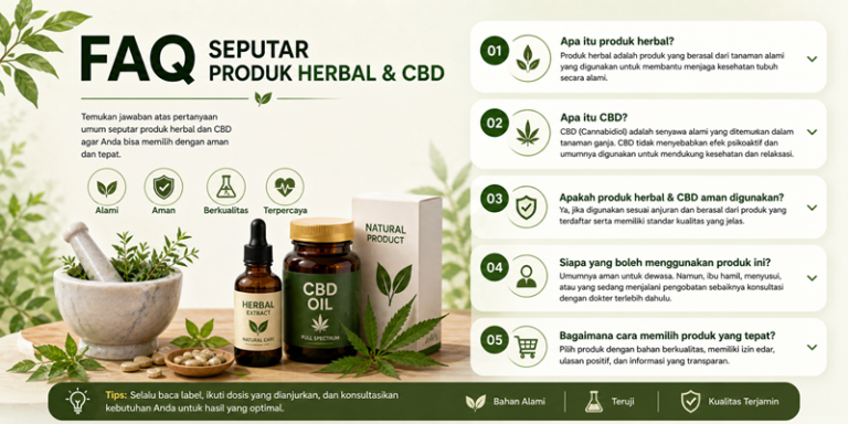 FAQ Seputar Produk Herbal & CBD: Semua yang Perlu Anda Ketahui
